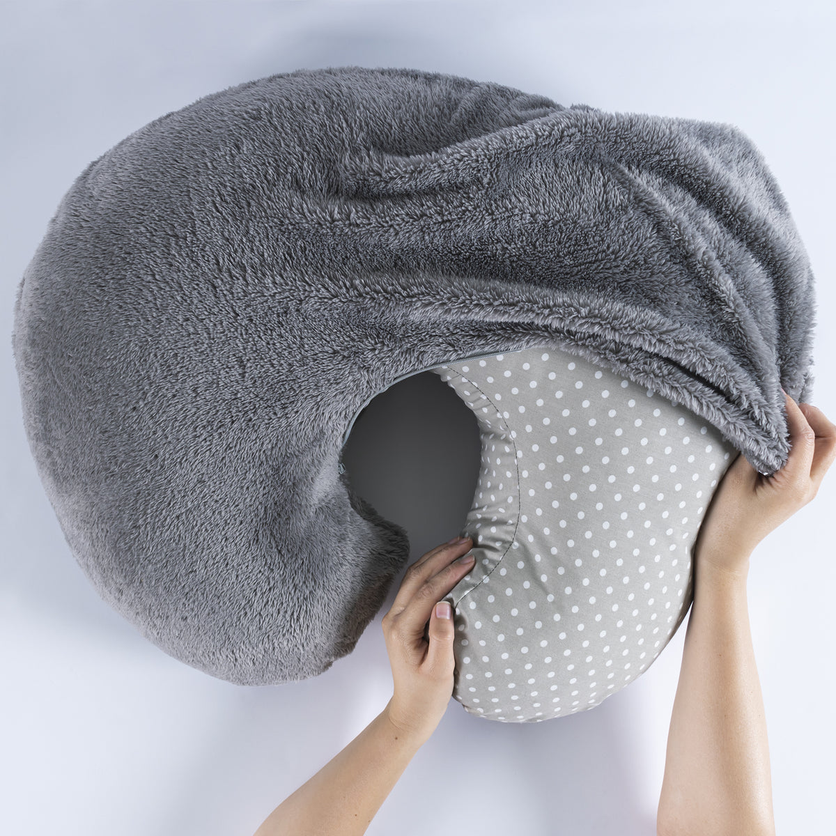 Funda De Almohada Lactancia Alpes Gris UNI