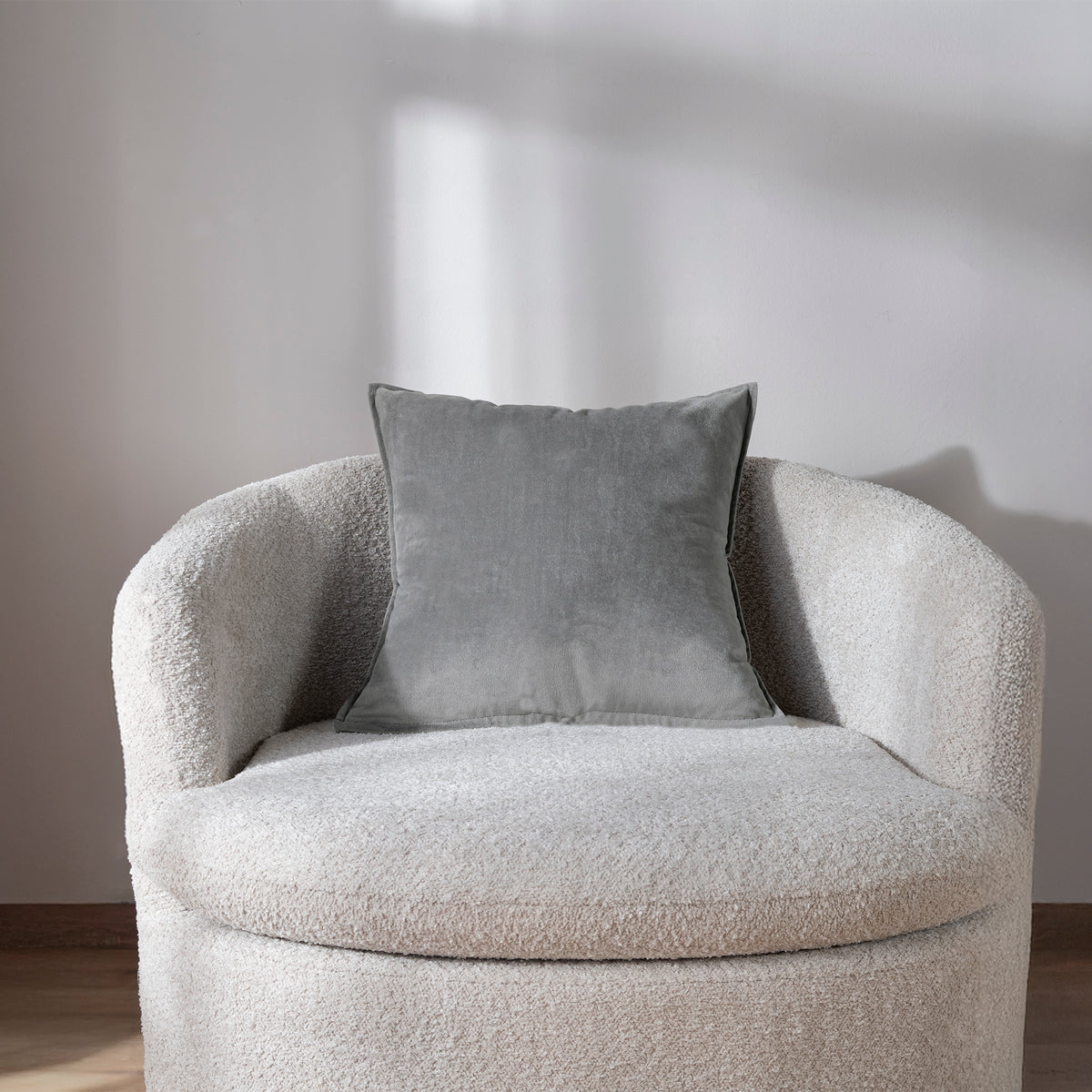 Funda De Cojín Velvet Gris UNI