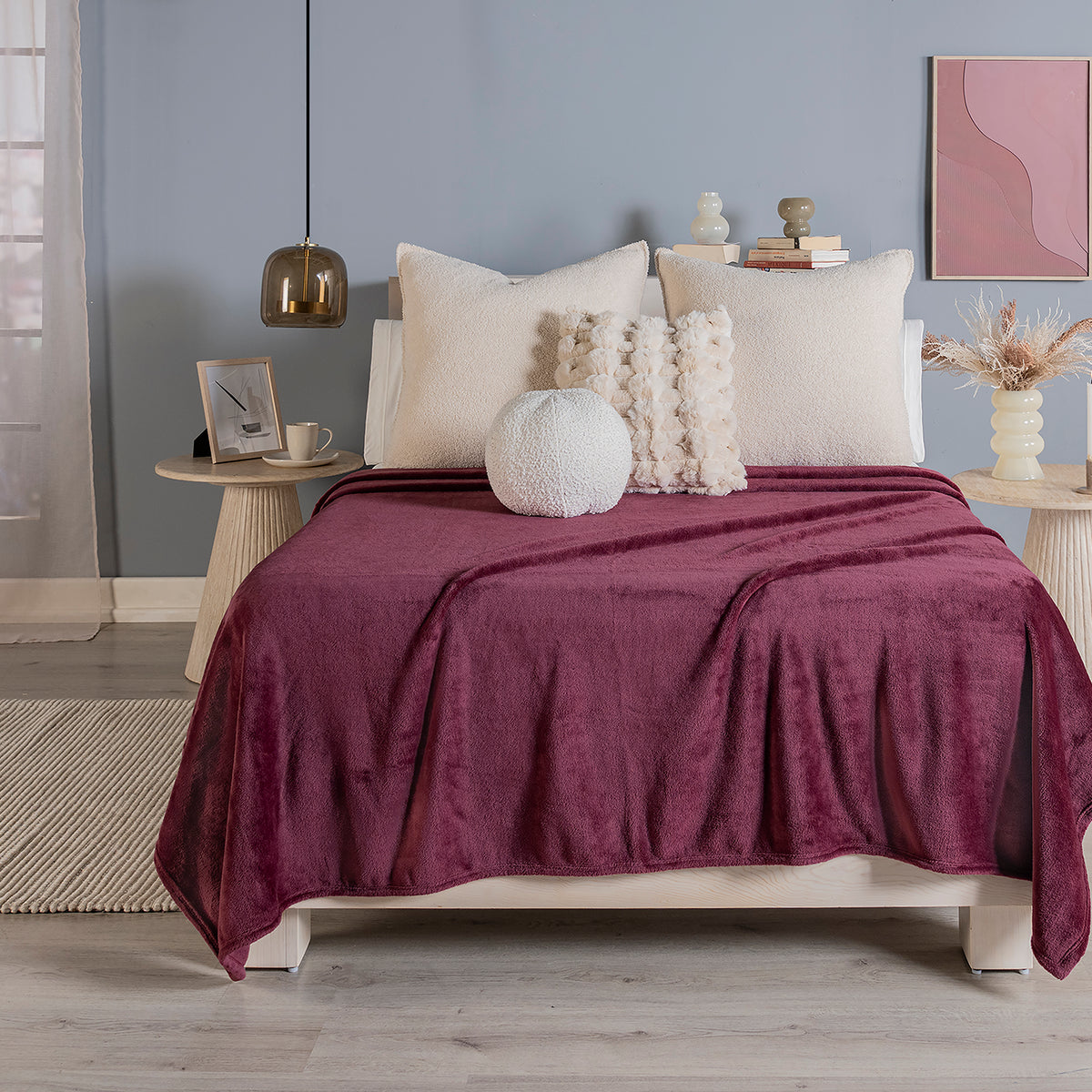 Cobertor Ligero Tinto QS/KS