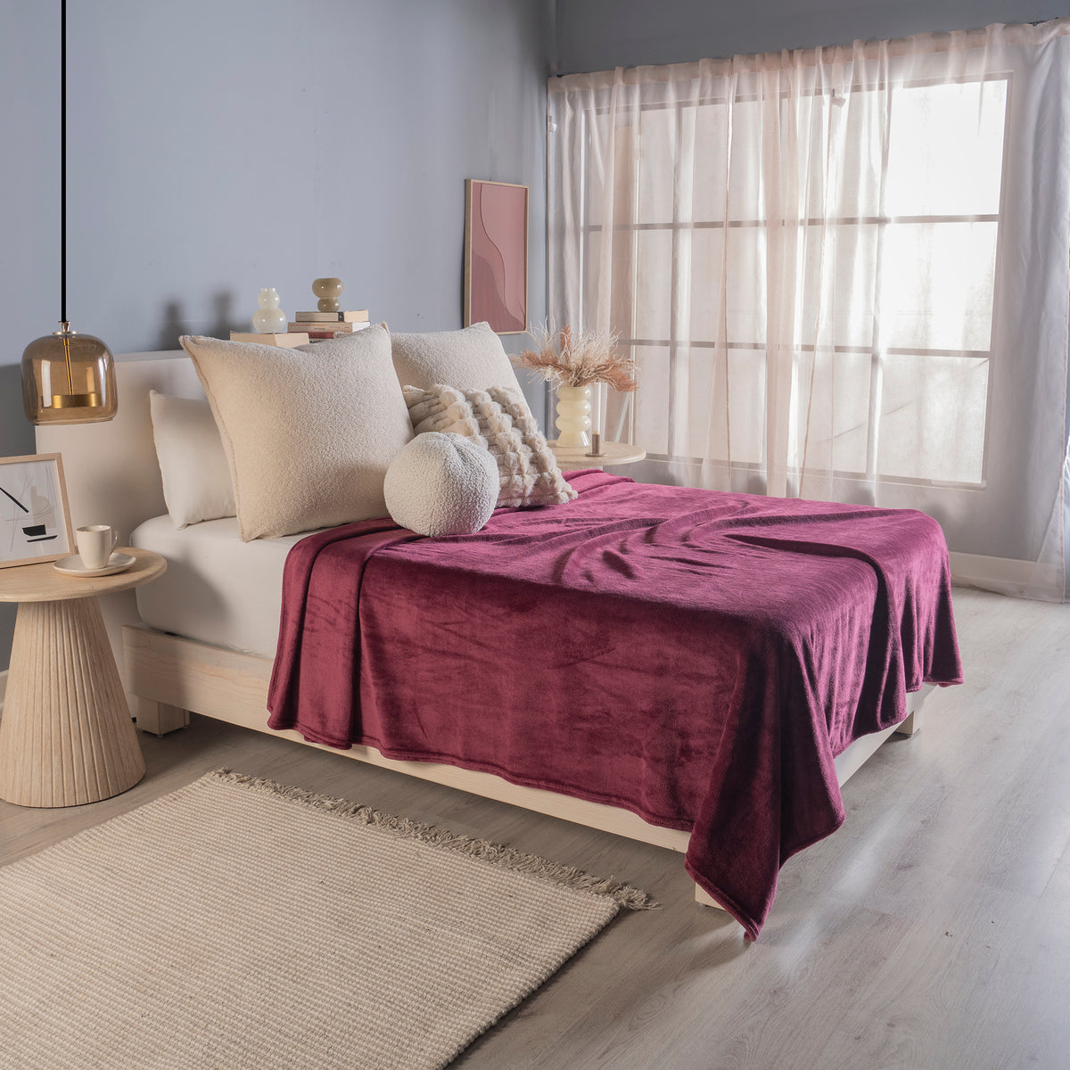 Cobertor Ligero Tinto QS/KS