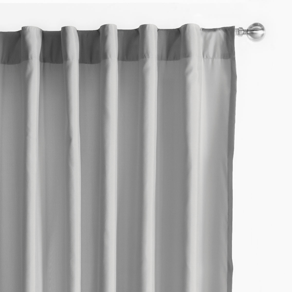 Cortinas Viasoft Gris LARGA