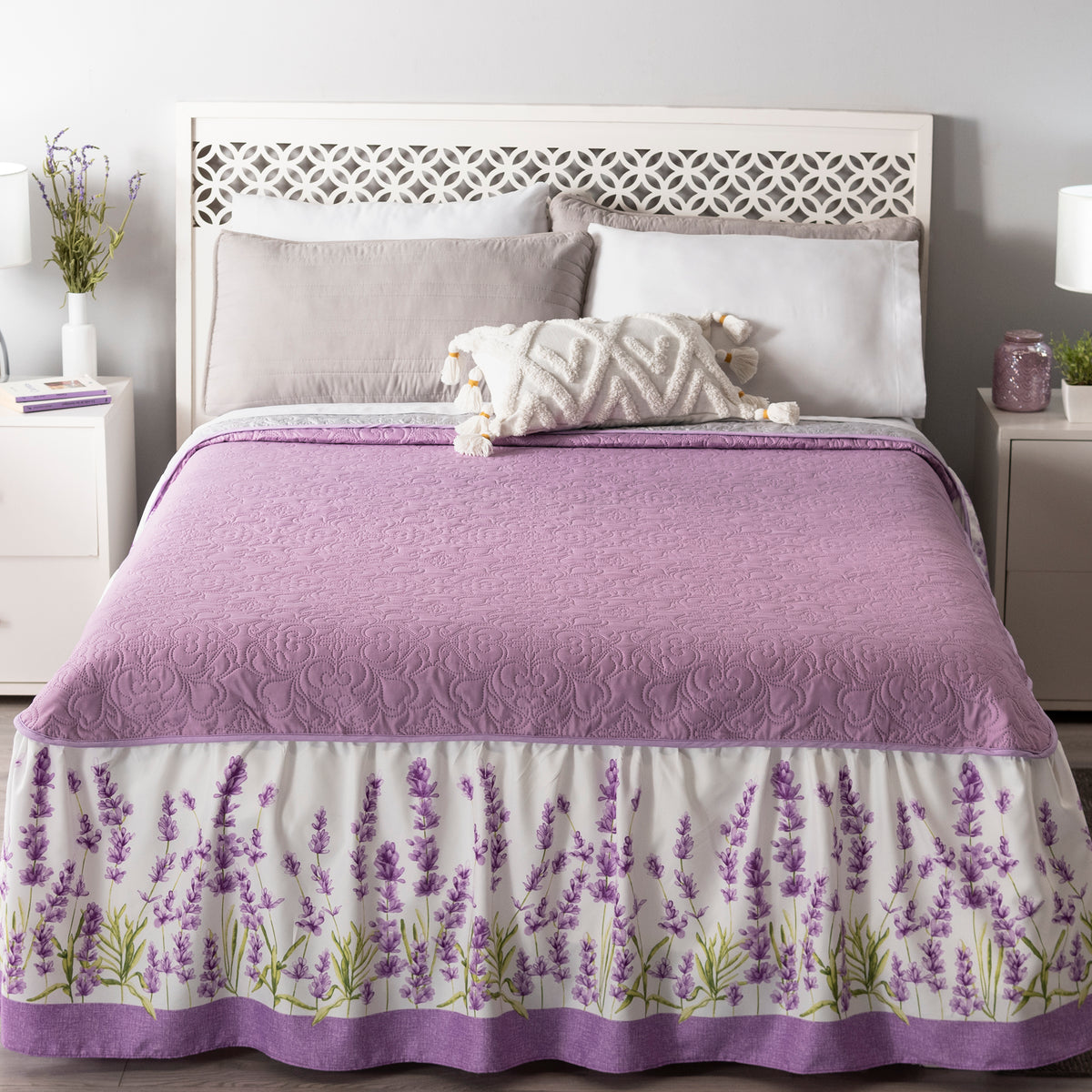 Colcha Lavanda KS