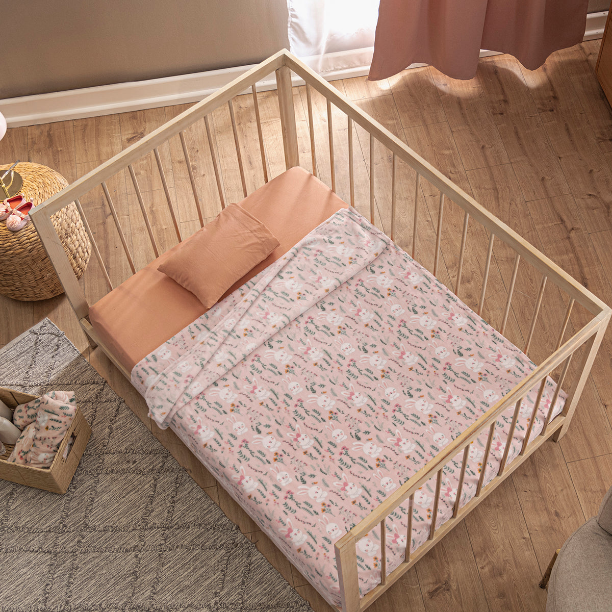 Cobertor Baby Ligero Conejitas CUNA