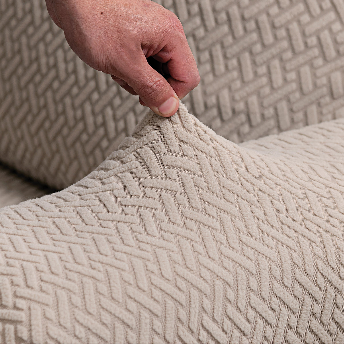 Funda De Sillón Niza Greige IND