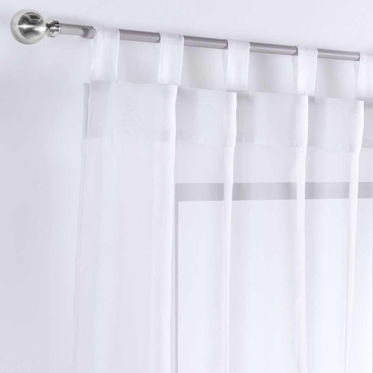 Cortinas Translúcidas Tergal Blanco CORTA