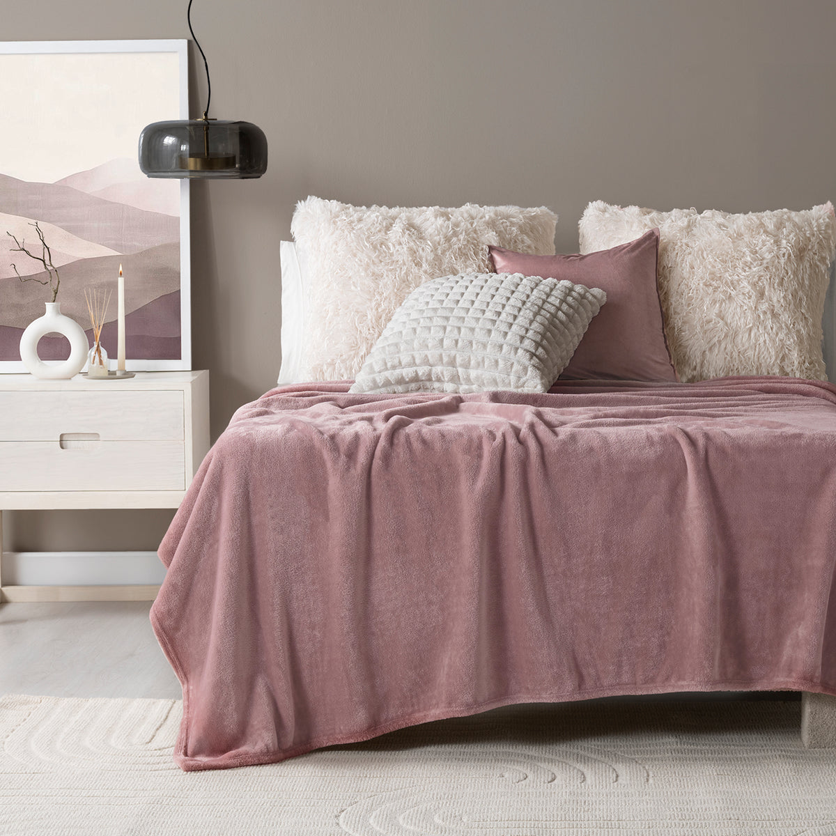 Cobertor Ligero Lila KS/QS