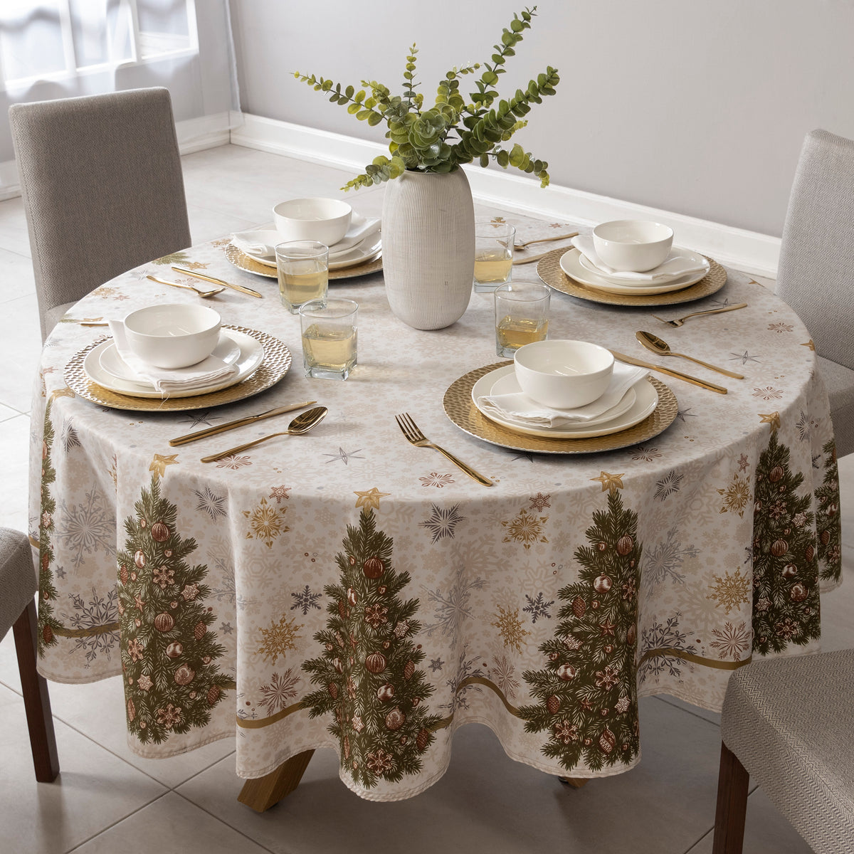 Mantel Blanca Navidad