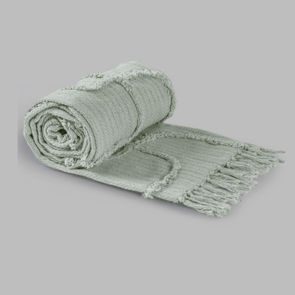 Cobertor Decorativo Mumbai Menta FRAZADA