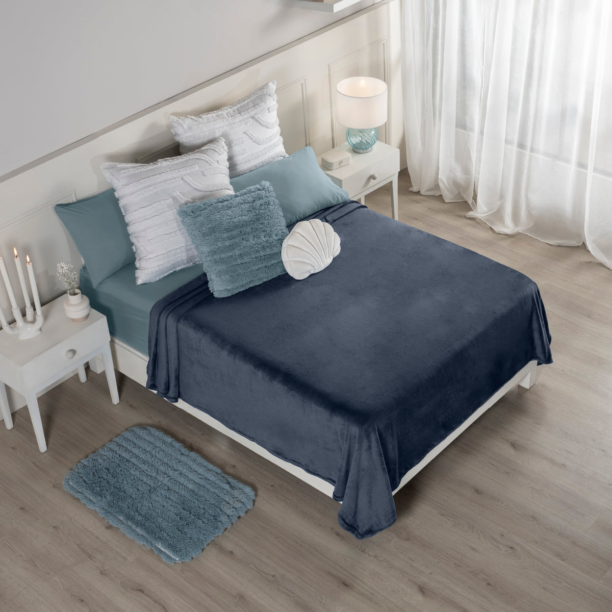 Cobertor Ligero Navy KS/QS