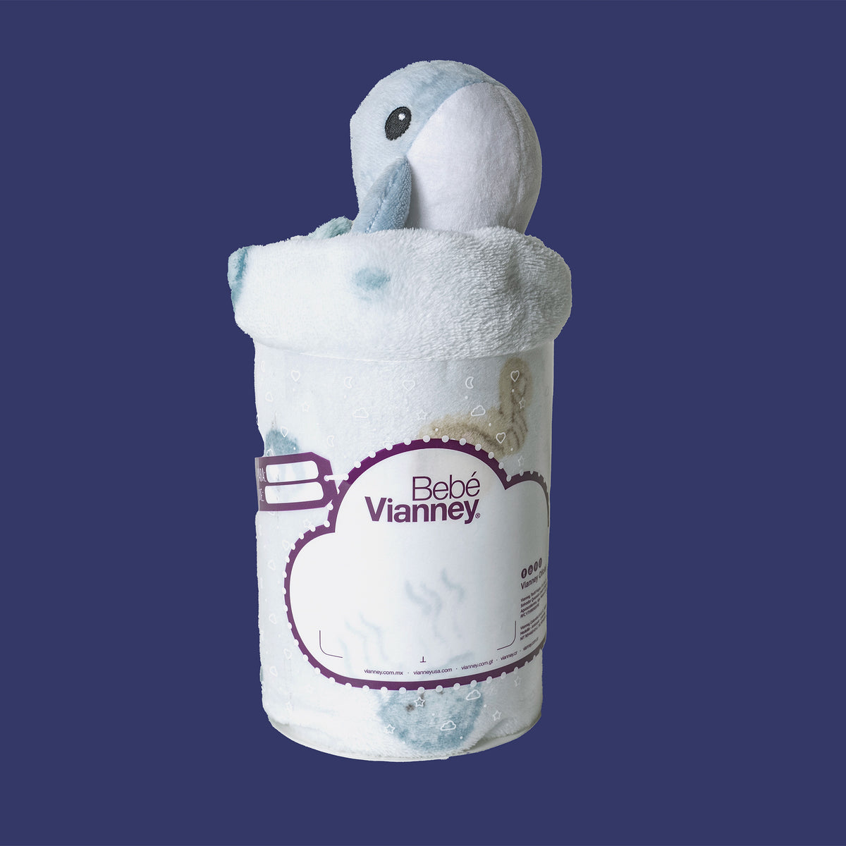 Cobertor Baby Ligero Ballenita CARRIOLA