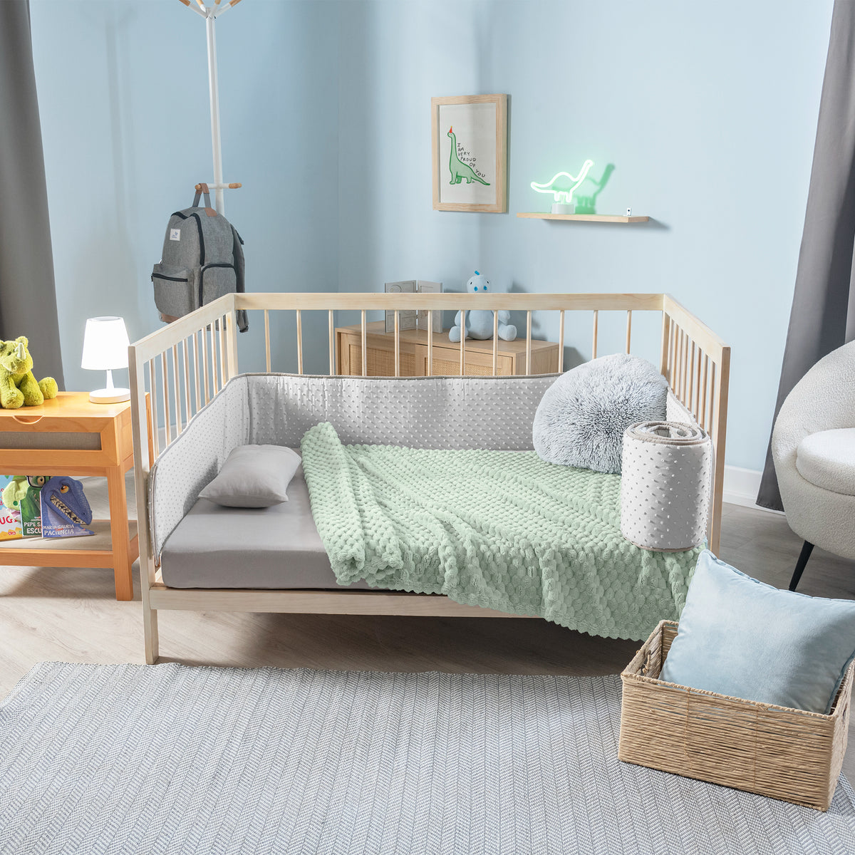 Cobertor Baby Nórdico Menta CUNA