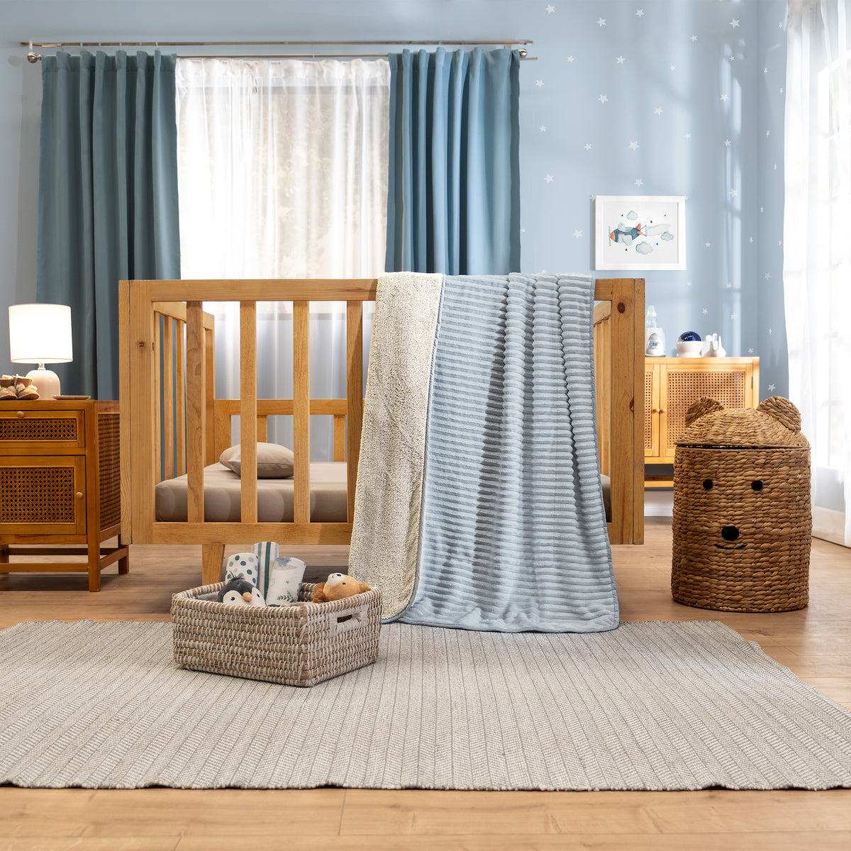 Cobertor Baby Siberia Blue CUNA