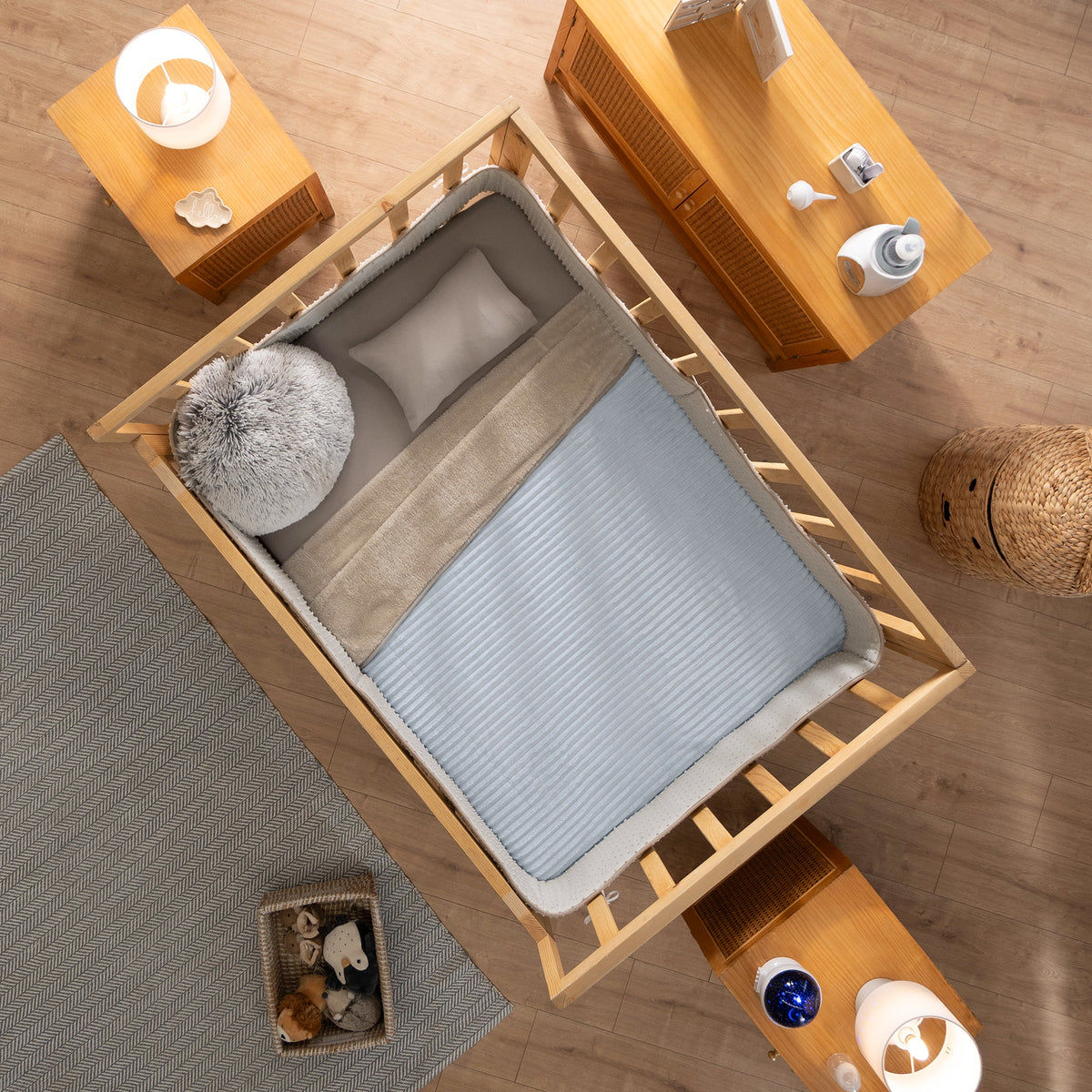 Cobertor Baby Siberia Blue CUNA