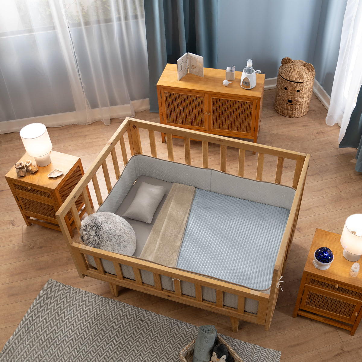 Cobertor Baby Siberia Blue CUNA