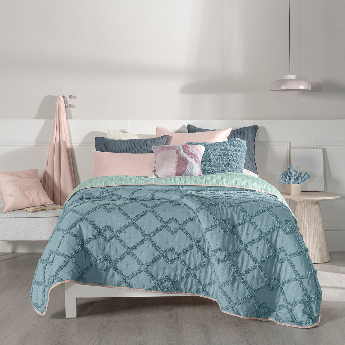 Edredón Nuut Celeste QS