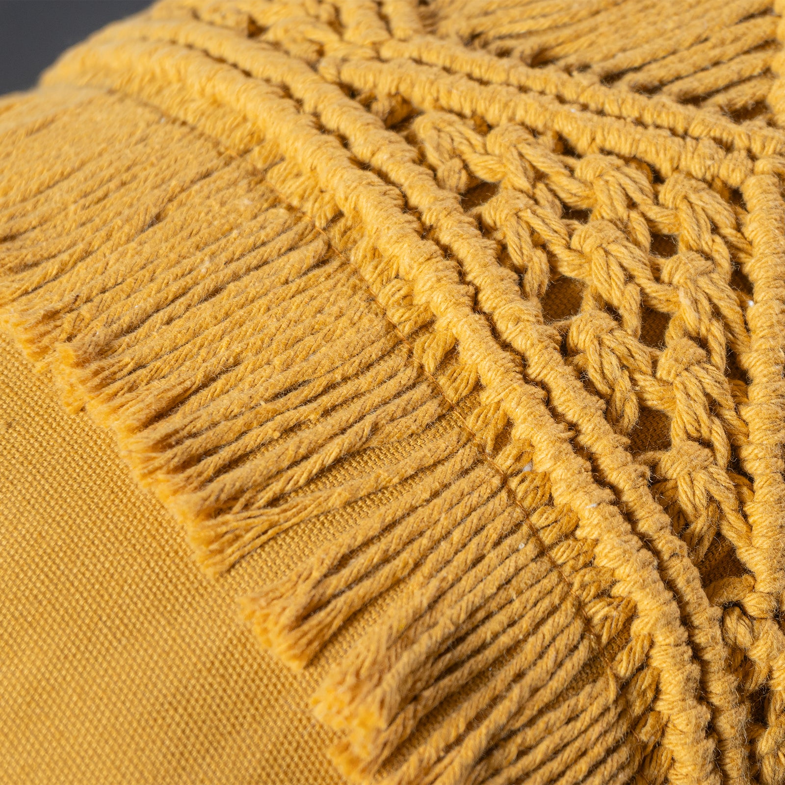 Funda De Cojín Macrame Amber