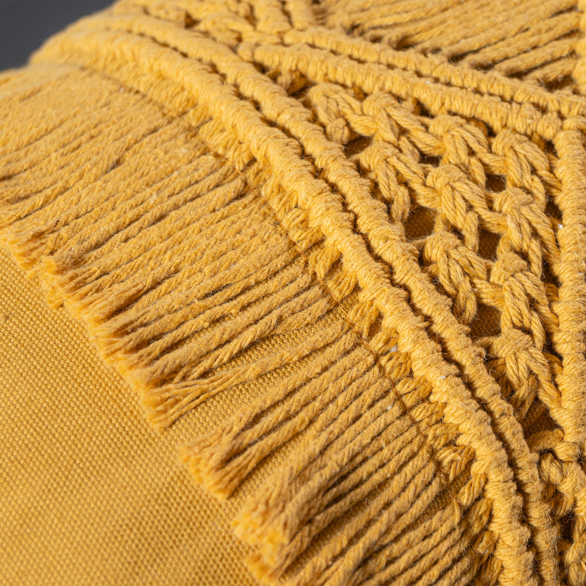 Funda De Cojín Macrame Amber