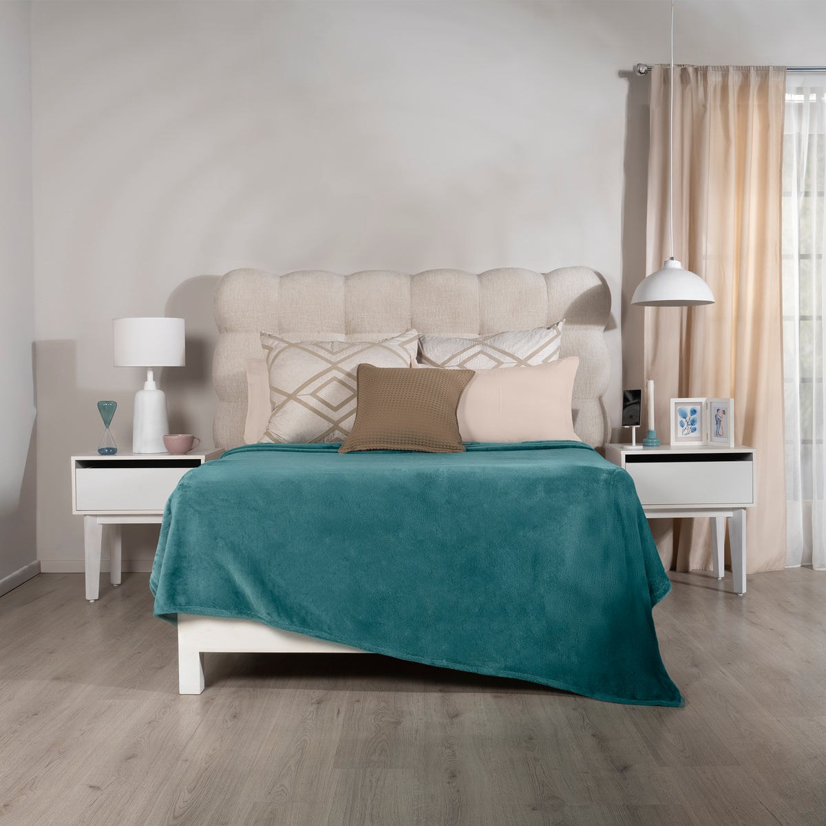 Cobertor Ligero Turquesa QS/MAT XL