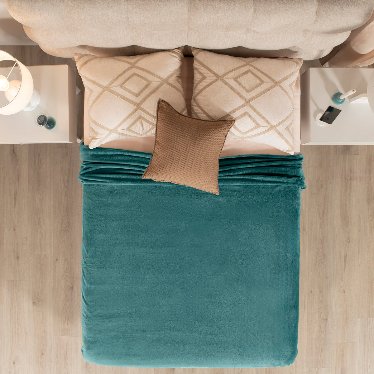 Cobertor Ligero Turquesa QS/MAT XL