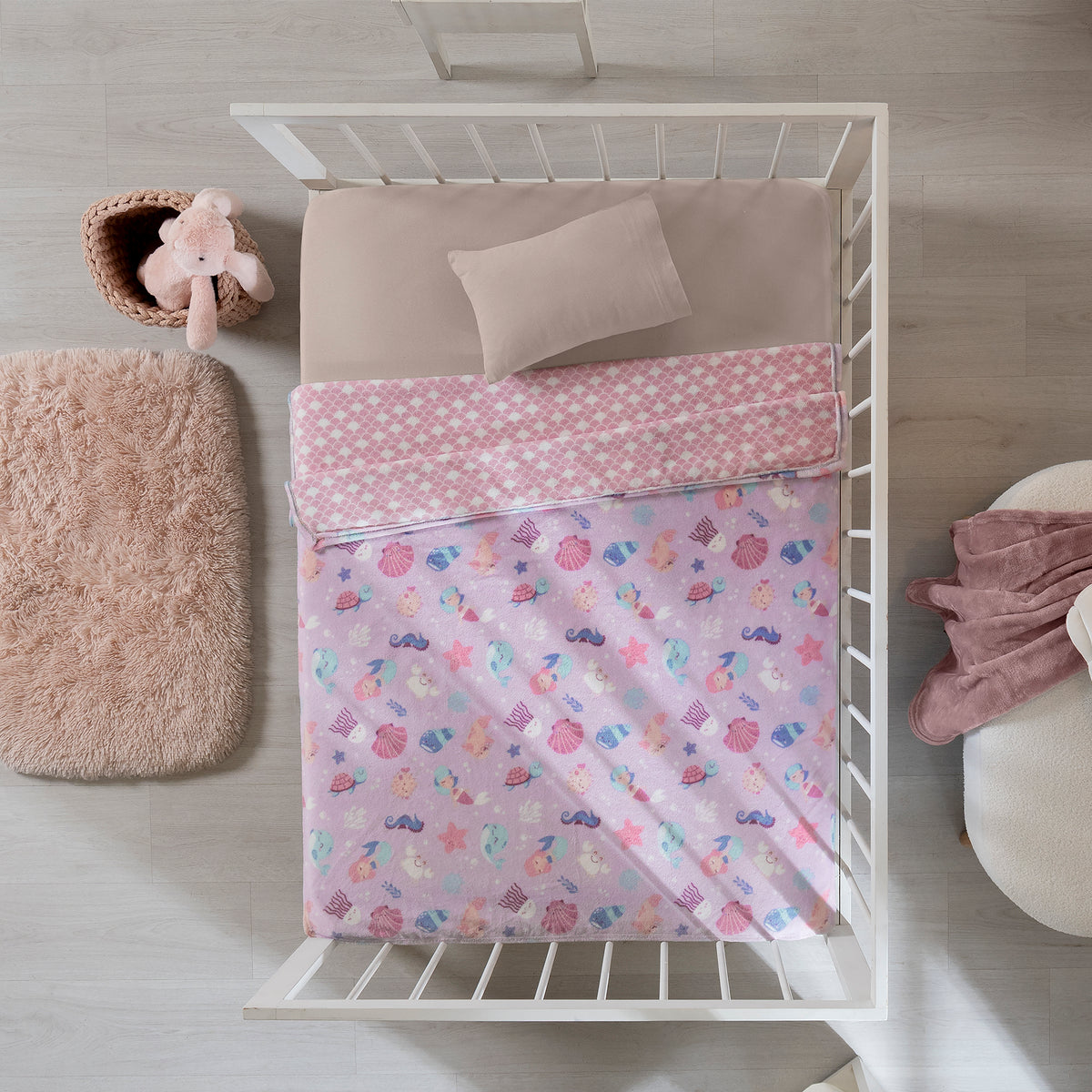 Cobertor Baby Nórdico Sirenita CUNA