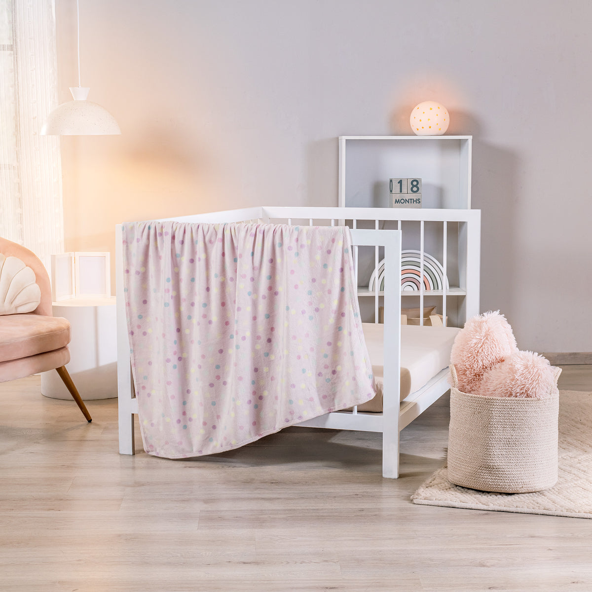 Cobertor Baby Ligero Dots