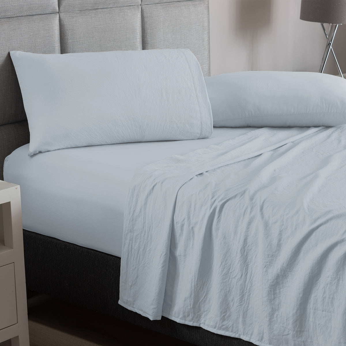 Sábanas Viasoft Washed Blue