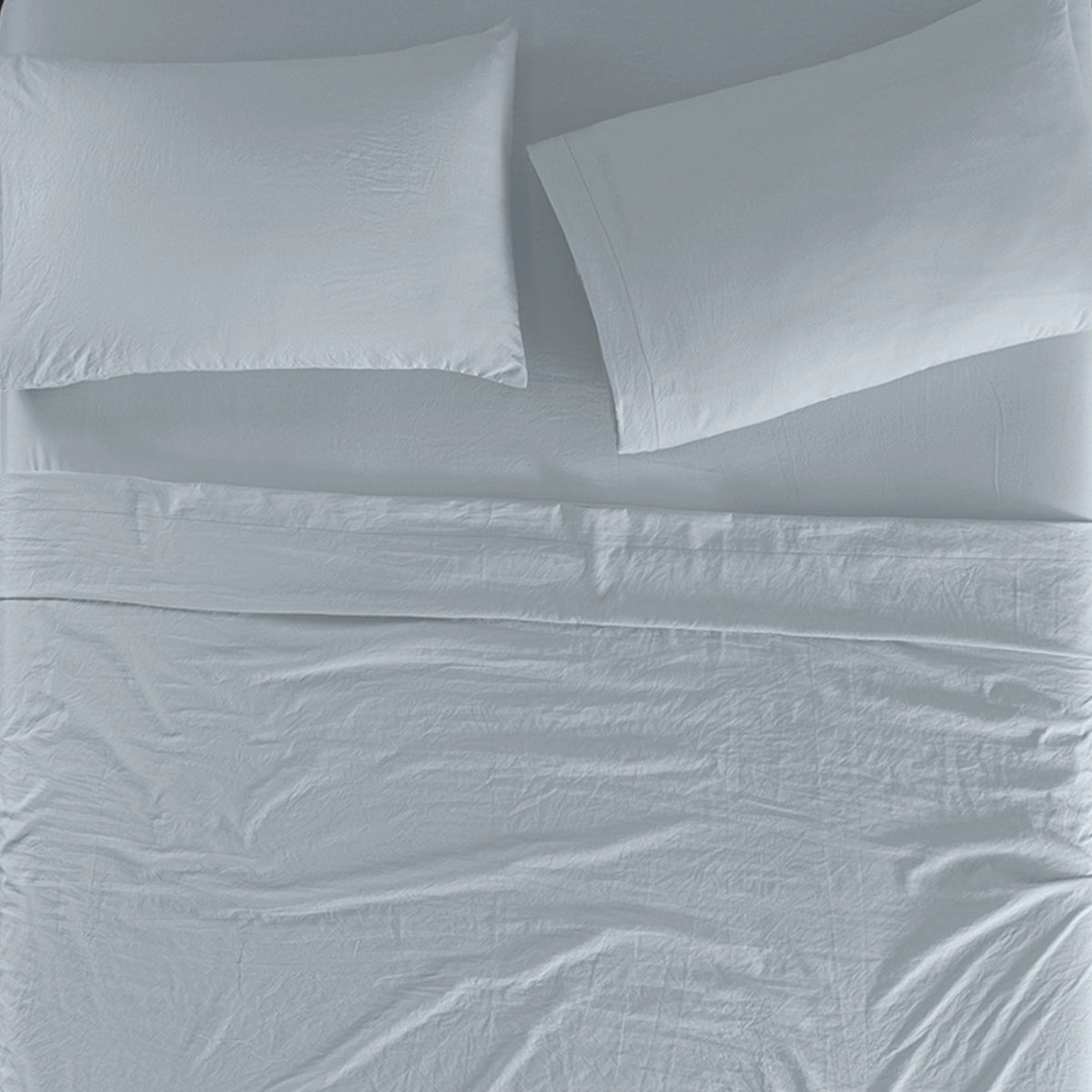 Sábanas Viasoft Washed Blue