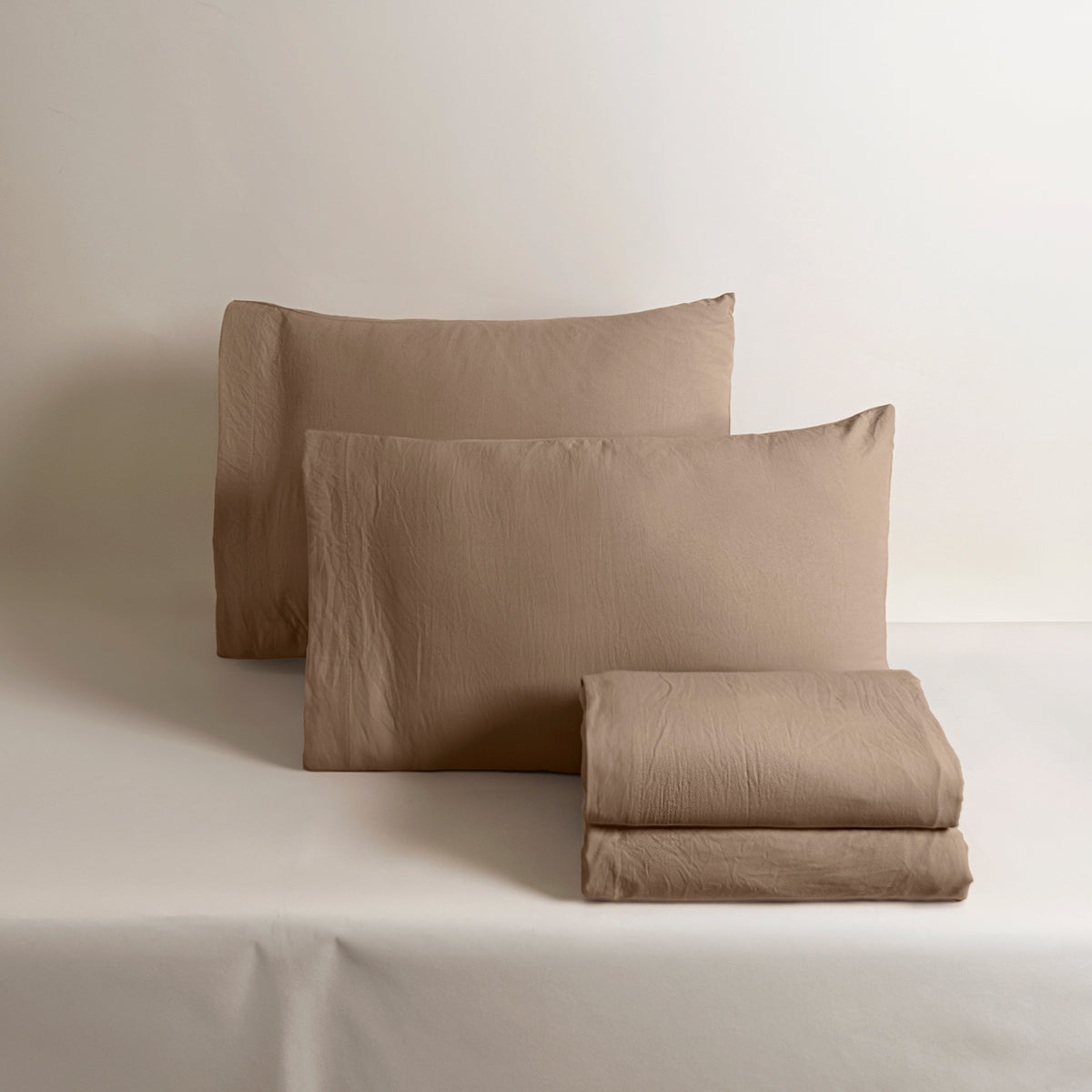 Sábanas Viasoft Washed Latte