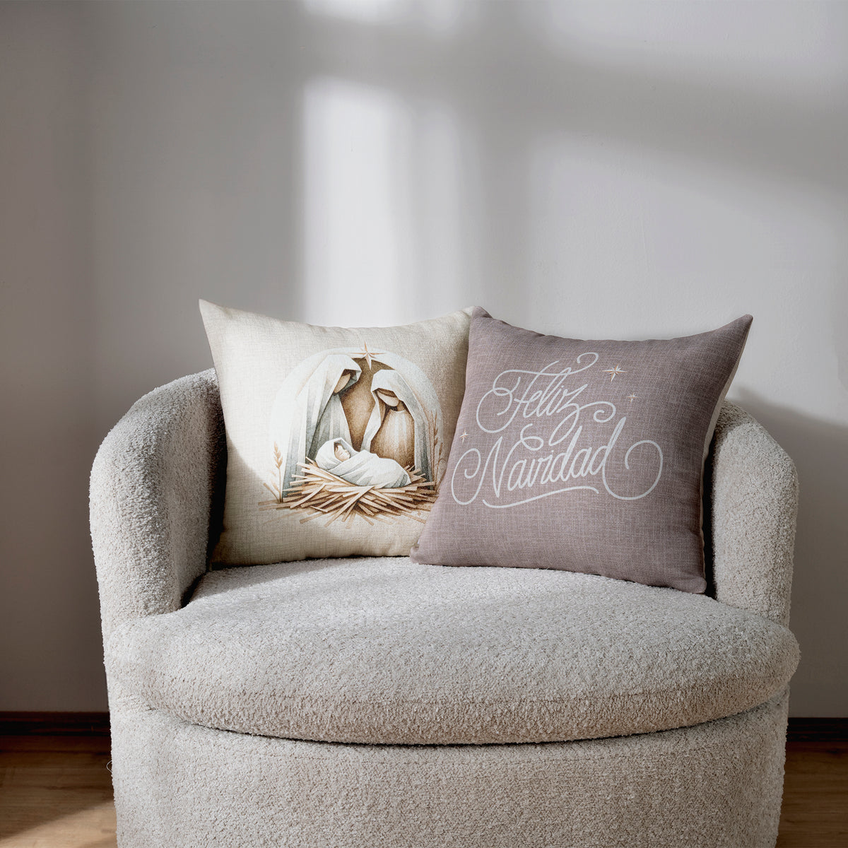 Funda De Cojín Nacimiento CUADRADO