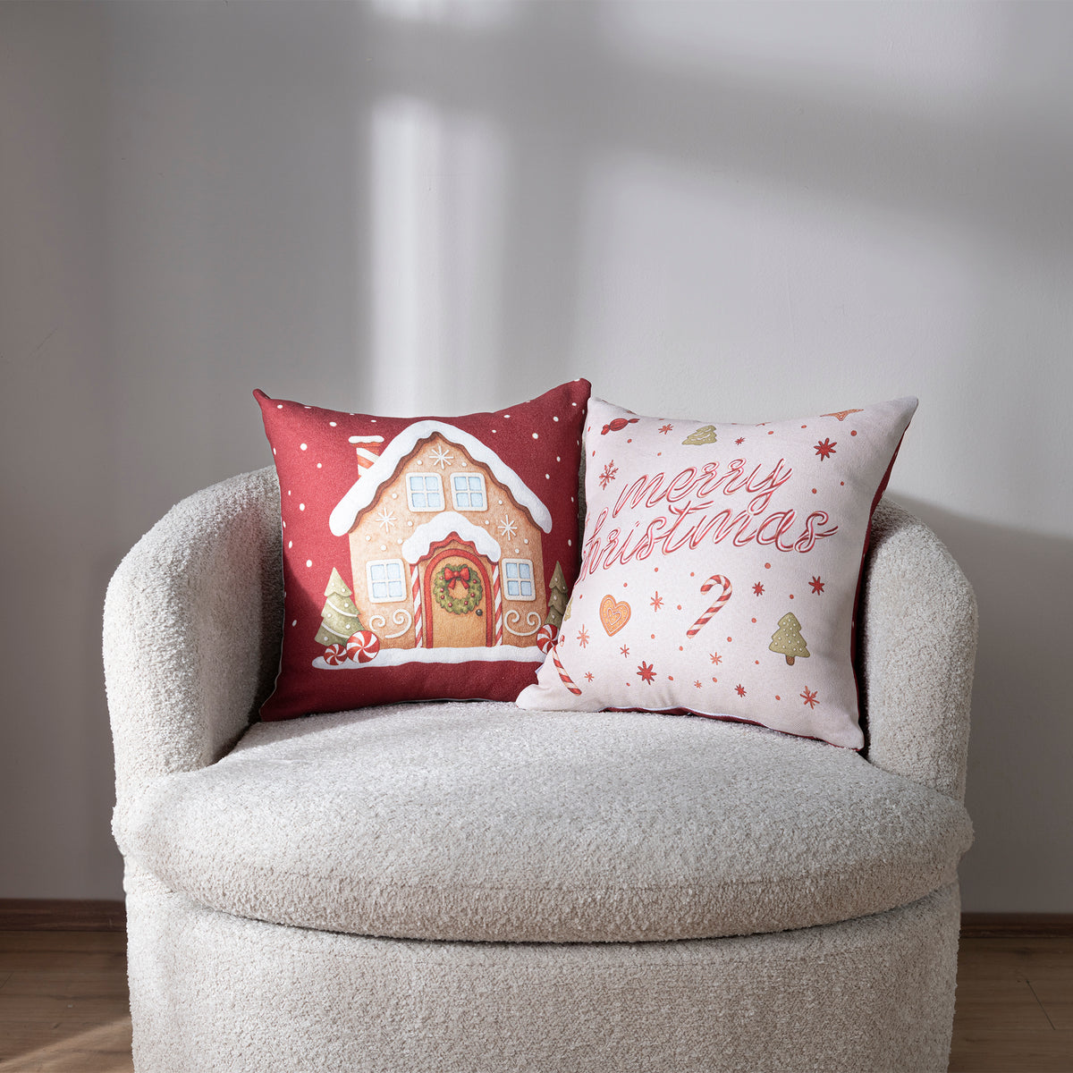 Funda De Cojín Casa De Jengibre CUADRADO