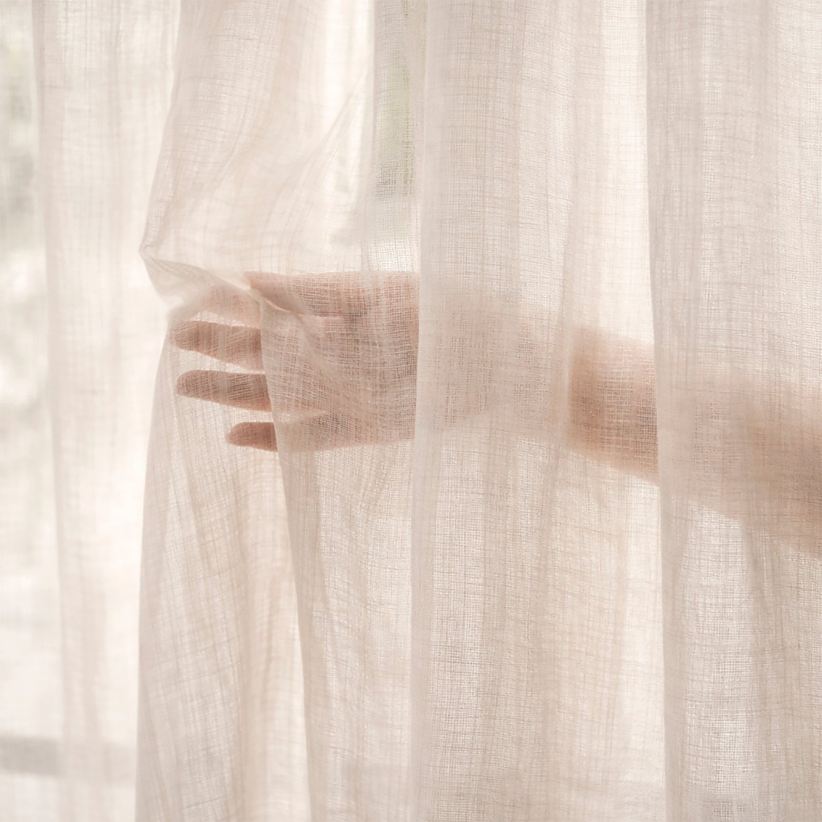 Cortinas Viena Argolla Beige LARGA