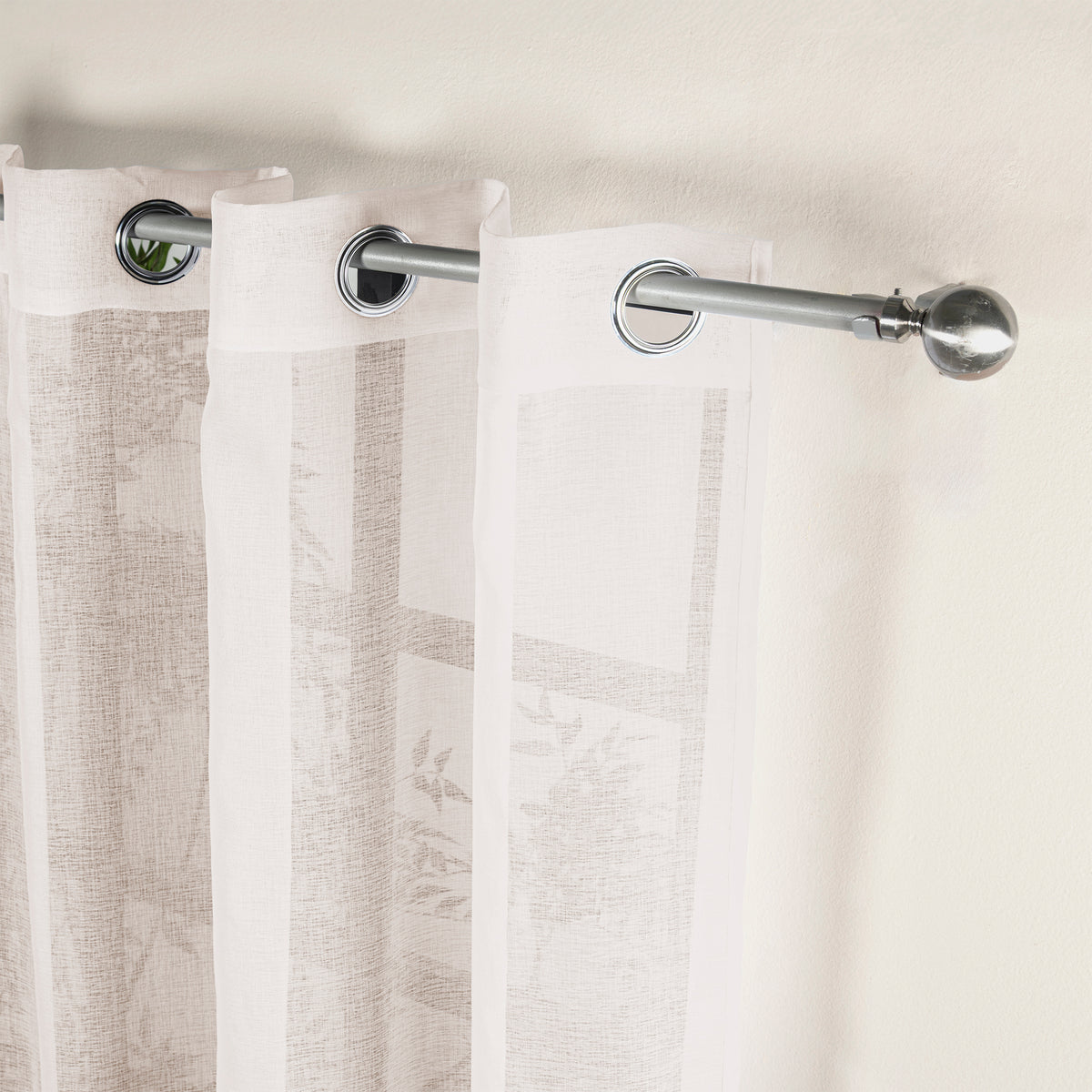 Cortinas Viena Argolla Beige LARGA