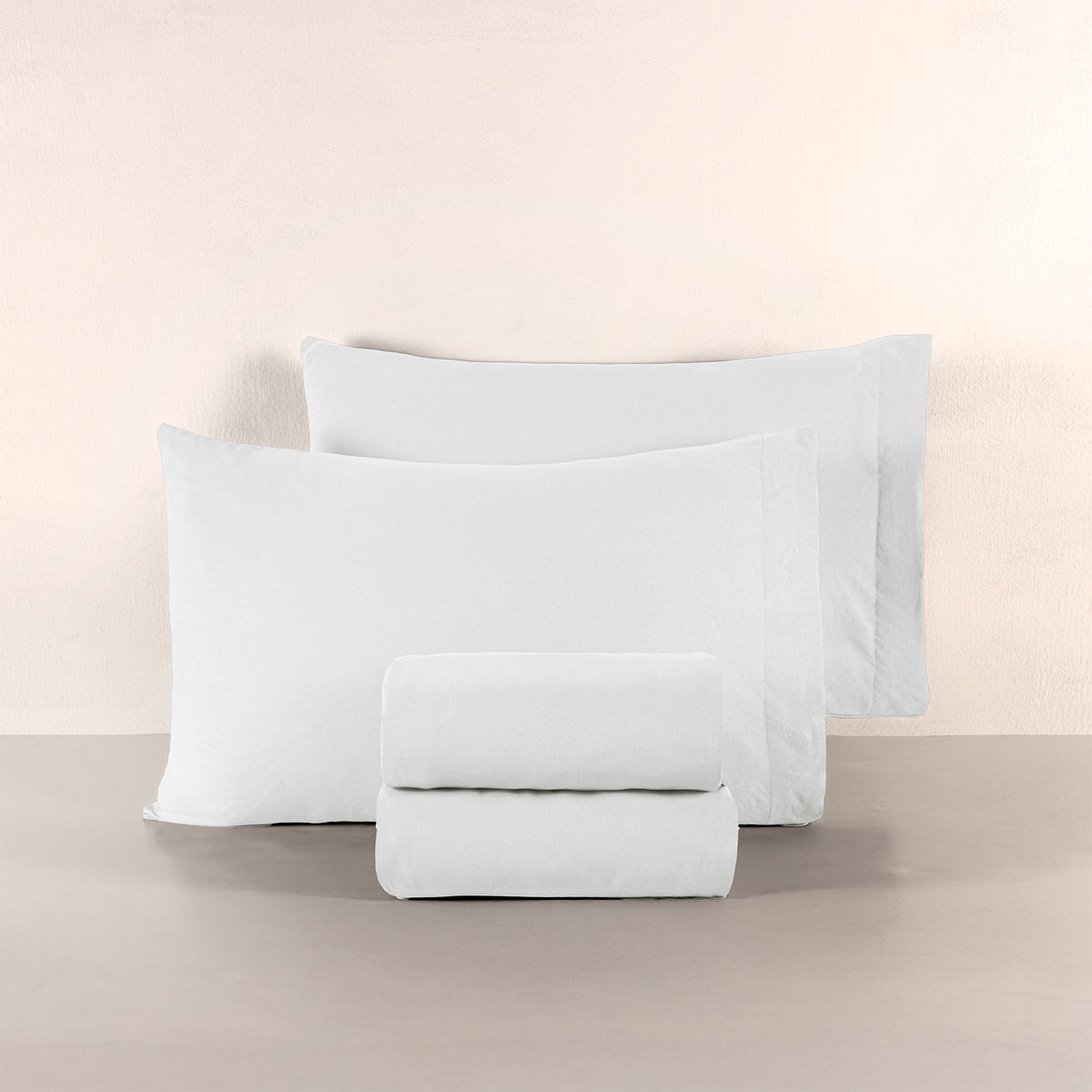 Sábanas Viasoft Washed White MAT